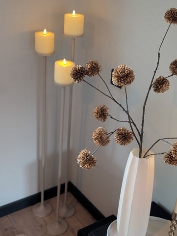 Vloerkandelaren | Beige | Branded by |
