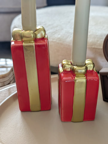 Cadeautje Kandelaar | Rood |