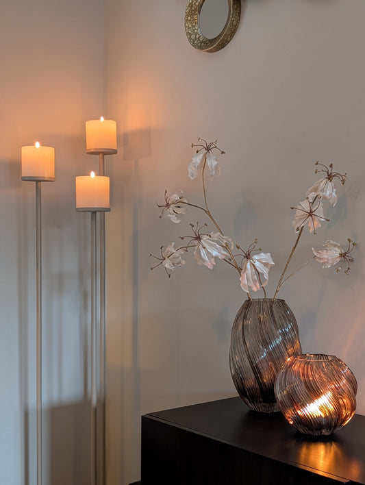 Taupe Glow | Vaas | Windlicht |
