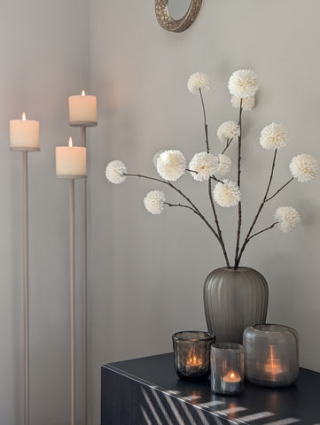 Pompoms | Wit | 97cm |
