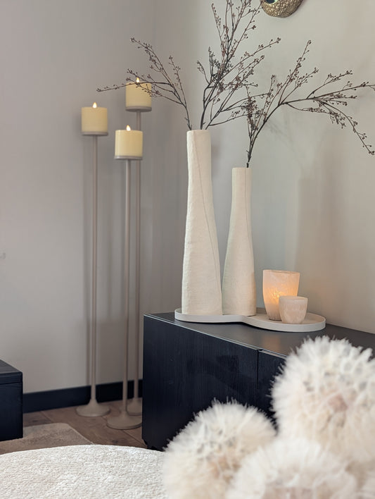 Vloerkandelaren | Beige | Branded by |