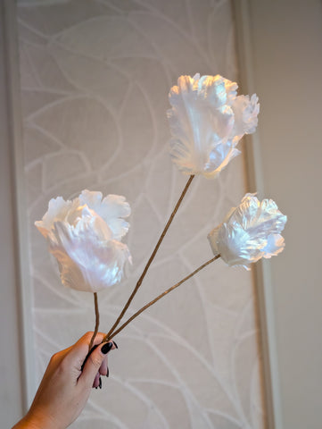 | Tulip | parelmoer | 85 cm |