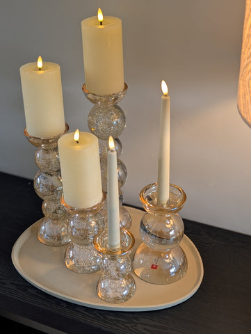 Champagne | Kristal | Kandelaar | Diga Colmore |
