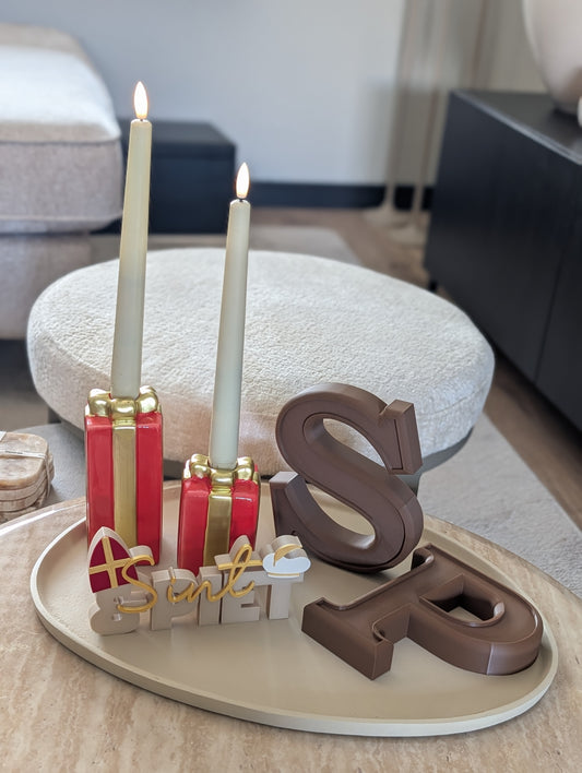 Cadeautje Kandelaar | Rood |