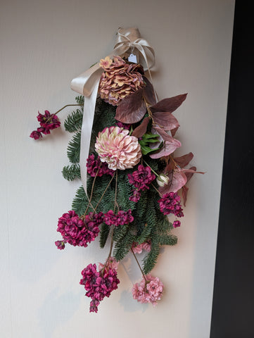 Kerststuk | Burgundy |