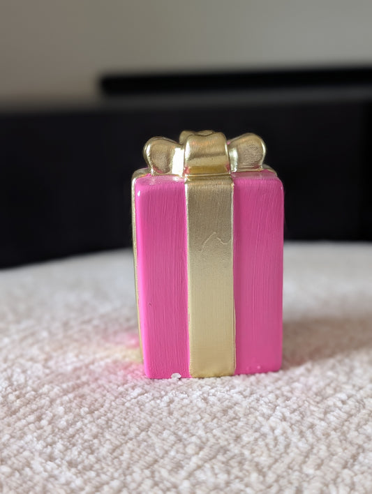 Zweite Chance | Rosa Geschenk-Kerzenständer |