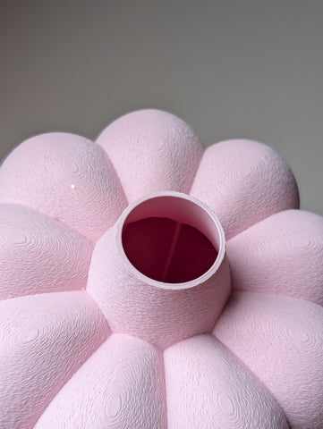 Tweede kansje | Roze pompoen vaas|