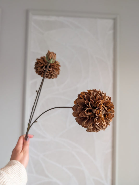 Dahlia | Bruin | 75cm |