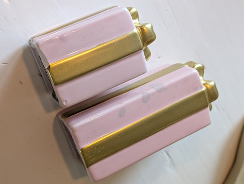 Second chance | Set of light pink candlesticks |