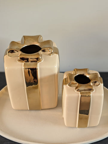 Cadeautje | Vaas | Beige |