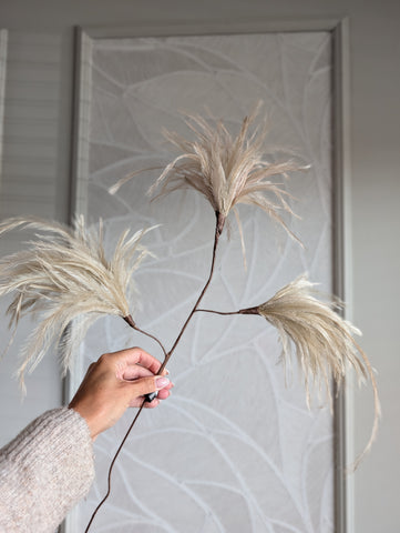 Pluim tak | Beige | 75cm |