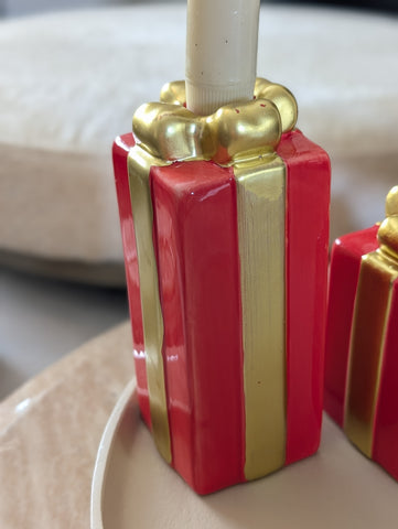 Cadeautje Kandelaar | Rood |