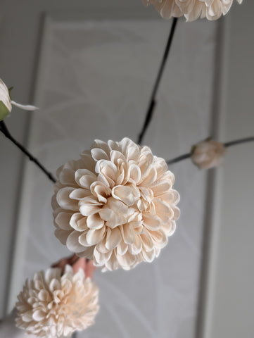 Dahlia | Creme | 100 cm |