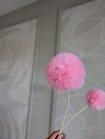 Fluffy | pompom tak | Roze |