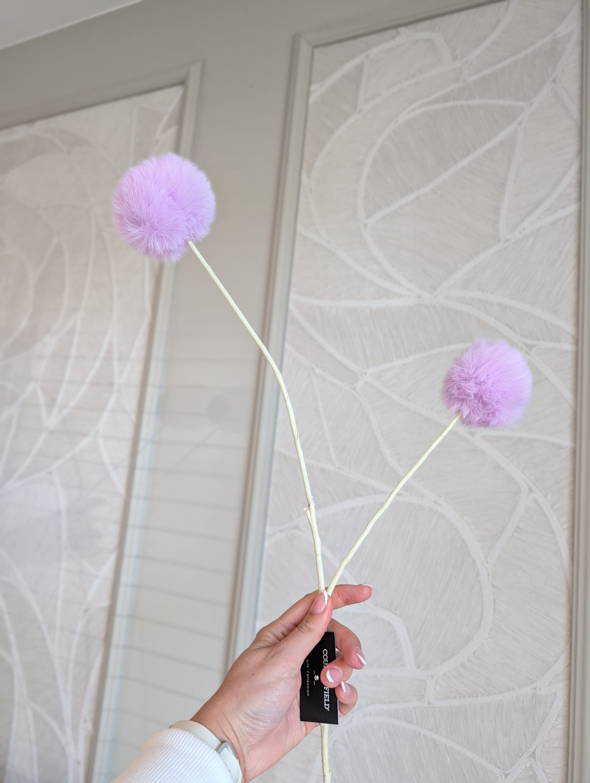 Fluffy | Pompom tak | Lila |