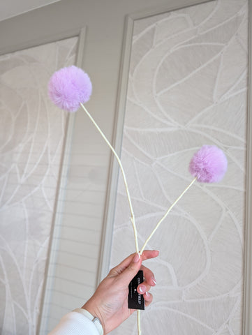 Fluffy | Pompom tak | Lila |