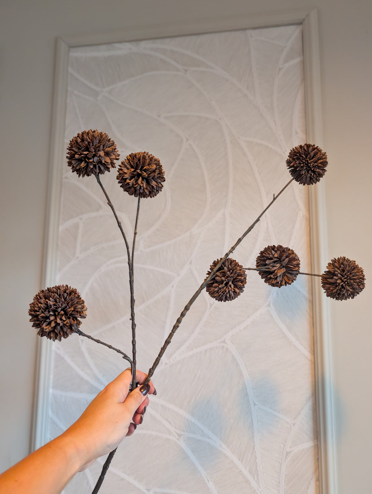 Pompom | Bruin | 94cm |