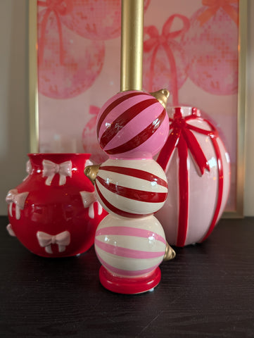 Kerstballen | Kandelaar | Beschadigd|